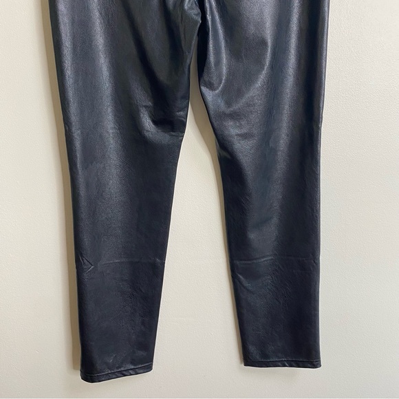 Commando Black Faux Leather Five-Pocket Pants Size Medium - Picture 11 of 13